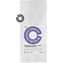 Kawa ziarnista Leń Coffee BRAZYLIA Santos Oberon 1kg
