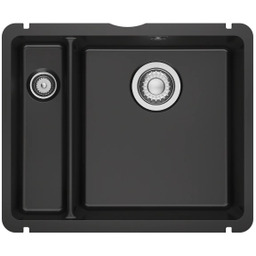 Franke KubusX KXK 160-37-12 Fraceram Czarny Zlewozmywak prostokątny