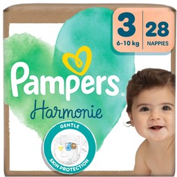 Pampers Harmonie Pieluszki, rozmiar 3, 28 szt. (6-10