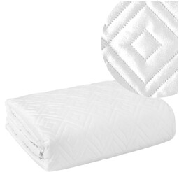 Narzuta 170 x 210 Dekoracyjna ARIEL3 Biała