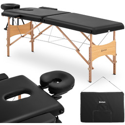 Stół łóżko do masażu drewniane przenośne składane Toulouse
