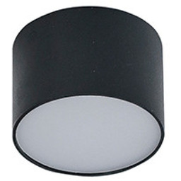 Plafon LED okrągły czarny metalowy 8cm AZ2254