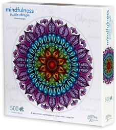 Mindfulness, puzzle okrągłe, Równowaga, 500 el.