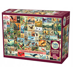 Puzzle 2000 el. Ptaki jako symbole państw Cobble