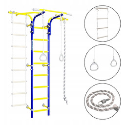 Drabinka gimnastyczna dla dzieci Kometa Next 2 niebieski