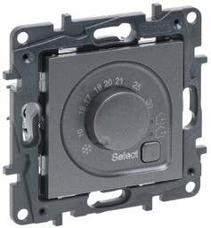 Niloe Step - Termostat elektroniczny pokojowy - Stalowy