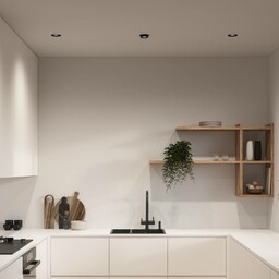 Nordlux Downlight wpuszczany Sorina, GU10, sztywny, metalowy, czarny