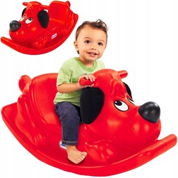 Little Tikes Piesek Na Biegunach Czerwony Bujak