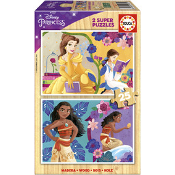 Educa, Puzzle, Disney, Piękna i Bestia / Vaiana: