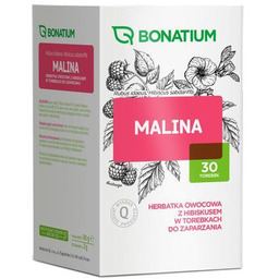 Bonatium Malina Herbatka owocowa z hibiskusem, 30sasz. KRÓTKA