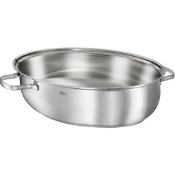 RÖSLE Elegance owalny garnek do pieczenia, wielofunkcyjna pokrywka