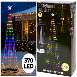 Choinka Duża Zewnętrzna XL 230 cm 370 Led