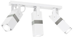 Nowoczesna lampa sufitowa VIDAR WHITE/CHROME 3xGU10 MLP6282