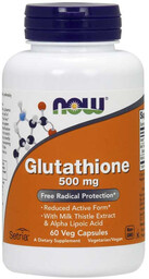 NOW Glutathione 500mg 60vegcaps