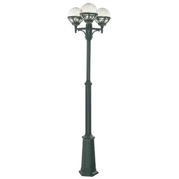 Norlys - Bologna Zewnętrzna Lampa Parkowa Przezroczysta/Czarna