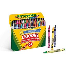 Crayola - Kredki Woskowe dla Dzieci, 64 Kolory