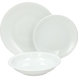 Tognana AZ biały, 18-częściowy zestaw obiadowy dla 6