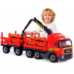 77cm Wielki Tir Dźwig Przyczepa z drewnem Transporter