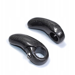 Carbon Oval rogi ergonomiczne profilowane owalne krótkie lekkie