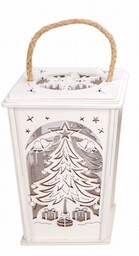Lampion adwentowy - EKO - drewniany - [kolorystyka