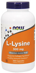 NOW L-Lysine 500mg 250caps
