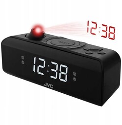 Radiobudzik Radio Fm Budzik Jvc Czarne Z Projektorem
