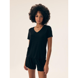 Piżama Noves 43022 Czarna