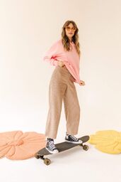 Spodnie DAISY "Taupe" - XS