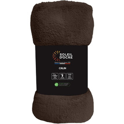 Soleil d''ocre, koc flanelowy 220x240 cm Calin Brown