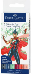 Zestaw pisaków do rysowania komiksów 6szt - Faber