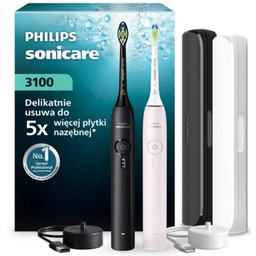 PHILIPS Zestaw szczoteczek sonicznych Sonicare 3100 HX4072/42 (2