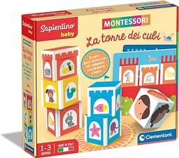 Clementoni Sapientino Baby Torre dei Cube, gra edukacyjna,