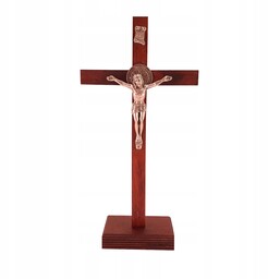 krzyż stojący benedyktyński 28 cm
