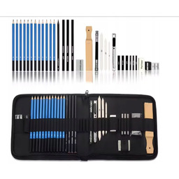 Profesjonalny Zestaw Do Szkicowania Rysowania 32w1 Ołówki Węgiel