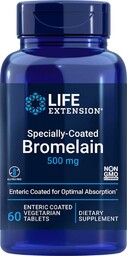 Specjalnie powlekane tabletki z Bromelainą 500 mg, 60