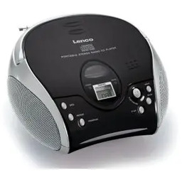 Lenco SCD-24 Czarny Radioodtwarzacz CD