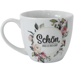 Dekohelden24 Maxi-XXL kubek do kawy/filiżanka z porcelany, motyw: