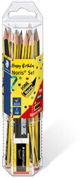 Zestaw ołówków HB 12 szt. +temperówka plus gumka