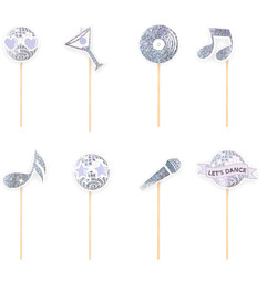 Pikery Silver Disco - 8 szt.