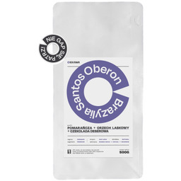 Kawa ziarnista Leń Coffee BRAZYLIA Santos Oberon 500g