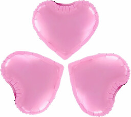 Balony foliowe Serca różowe - 23 cm -