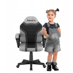 Fotel Gamingowy Dla Dziecka Huzaro Szary Huge Mesh