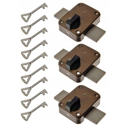 Jania 3 Zamki Na 1 Klucz System Zasuwa