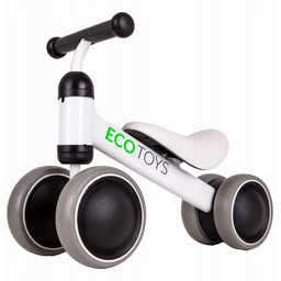 Rowerek biegowy treningowy mini rower dla dzieci biały