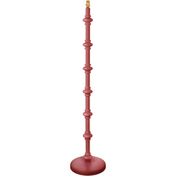 Podstawa lampy podłogowej drewniana różowa 138cm 111603