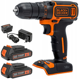 Wiertarko wkrętarka akumulatorowa 18V 2x1,5Ah Black Decker BDCDC18B