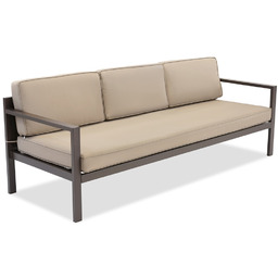 Trzyosobowa sofa ogrodowa Porto Garden Point brązowa