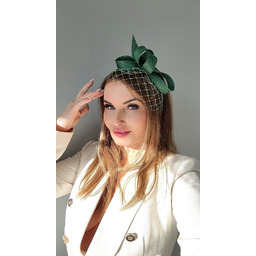 Pakamera Fascynator PETRA ZIELONY BUTELKOWY / inne kolory