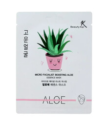 Maseczka na płacie kojąco-nawilżająca Aloe, Beauty Kei