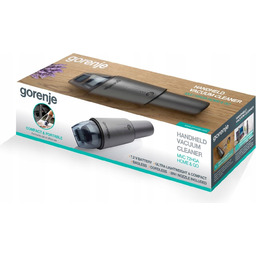 Odkurzacz Gorenje MVC72HGA odkurzacz przenośny Szary Bez worka